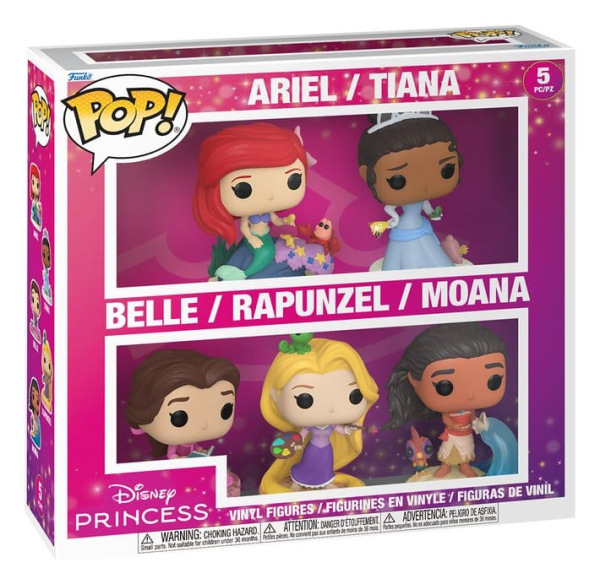 Disney POP! Animation Vinyl Figure 5-Pack Disney Princess 9 cm 1