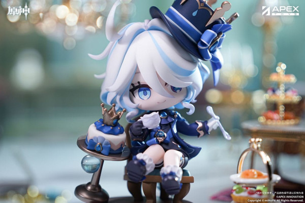 Genshin Impact PVC Statue Furina Amai Gogo no Sanbika Chibi Chara Ver. 13 cm 1