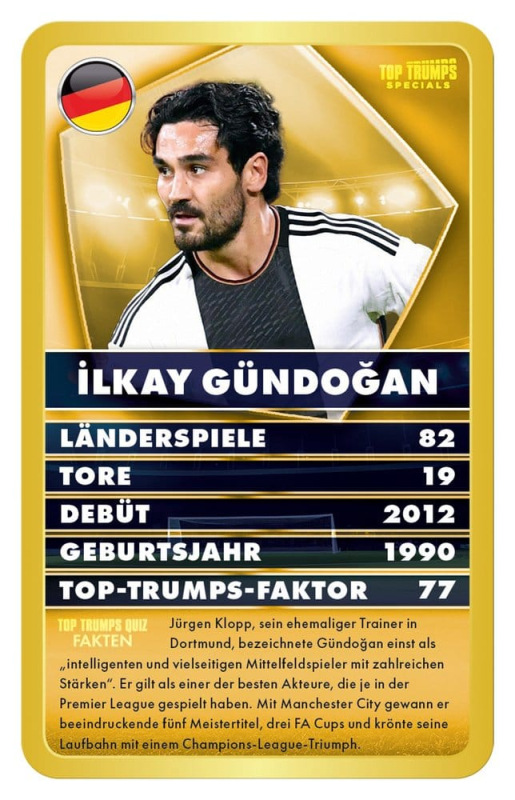 World Football Stars 6 Card Game Top Trumps *German Version* 4