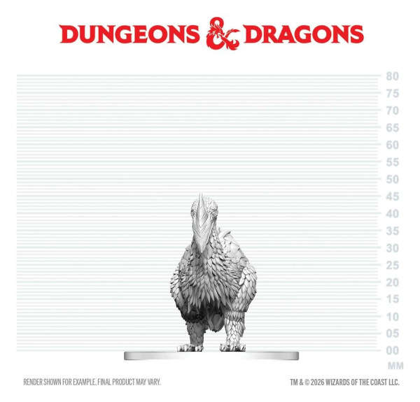 D&D Nolzur's Marvelous Miniatures Mini Figure Axe Beak 4 cm 1