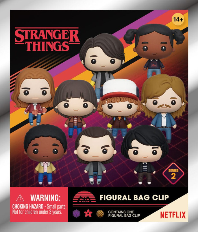 Stranger Things 3D PVC Bag Clips Series 2 Display (24) 1