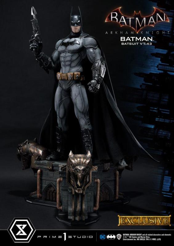 Batman Arkham Knight 1/3 Statue Batman Batsuit v7.43 Exclusive Version 86 cm