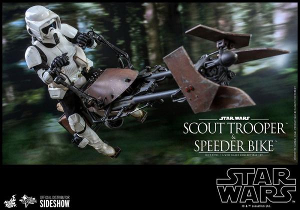 Star Wars Episode VI: Scout Trooper & Speeder Bike 1/6 Action Figure - Hot Toys