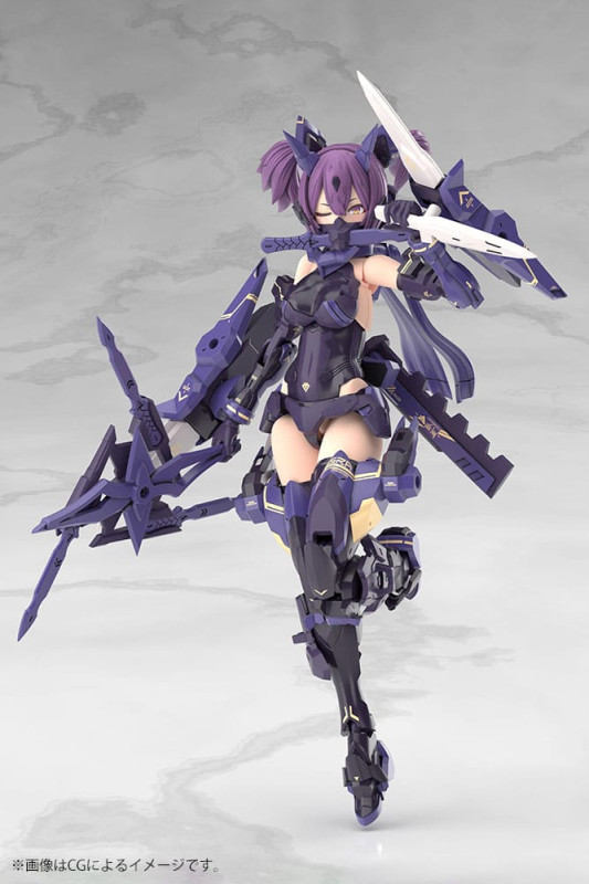 Megami Device Plastic Model Kit 1/1 Asra Ninja Kaname Shadow Edition Full Package 14 cm 1