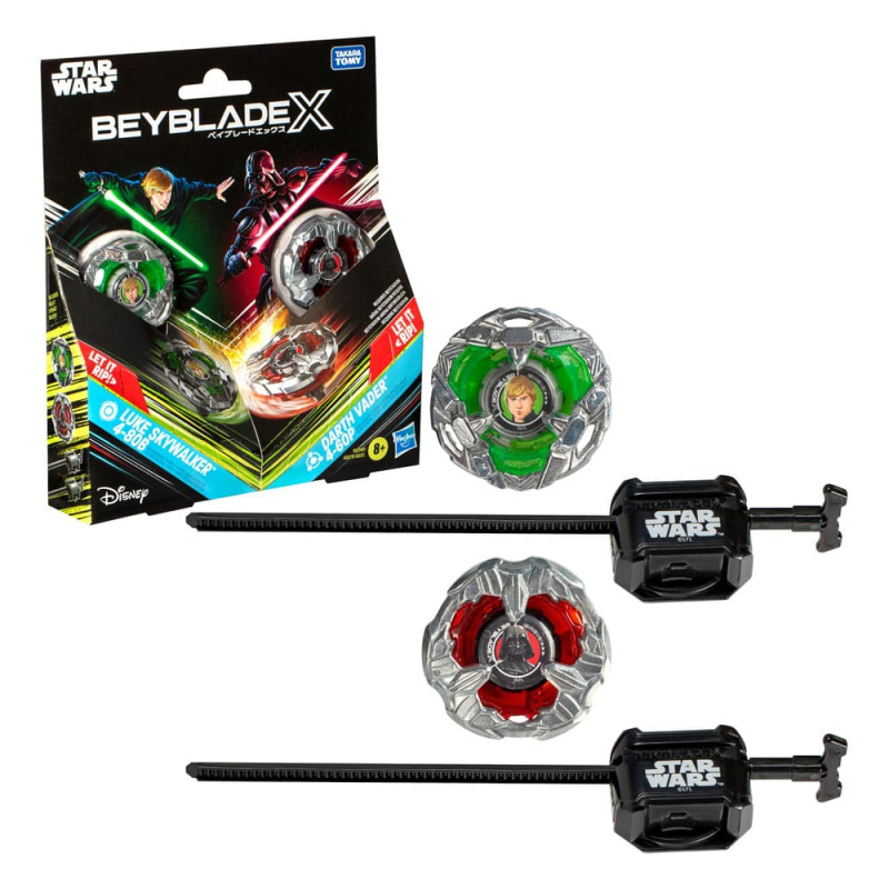 Beyblade X and Star Wars Collab Luke Skywalker 4-80B vs. Darth Vader 4-60B 2