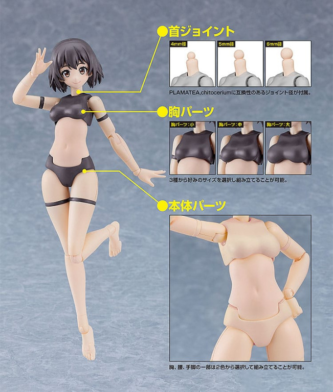 Cutie Honey Nova Plastic Model Kit PLAMATEA Muse Body: Ichika A Type 15 cm 5