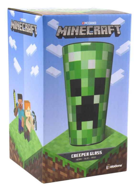 Minecraft Pint Glass Creeper