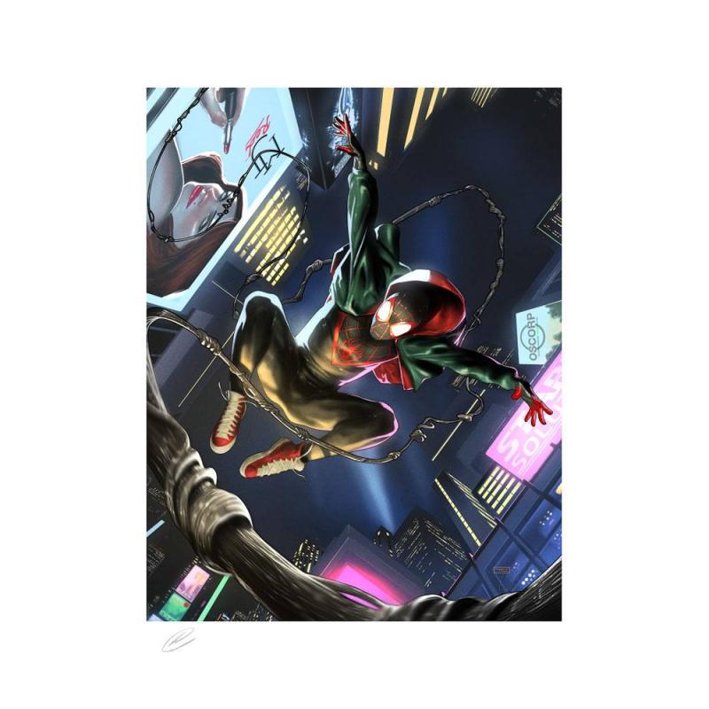 Marvel: Miles Morales Spider-Man 46 x 61 cm Art Print - Sideshow Collectibles