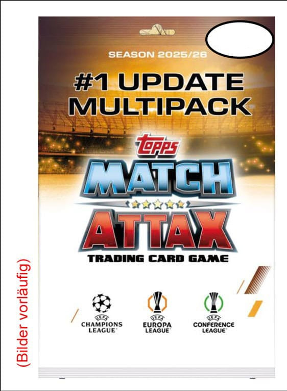UEFA Champions League Match Attax Trading Cards 2025/26 Mega Multipack Update Scream Team *German Ve