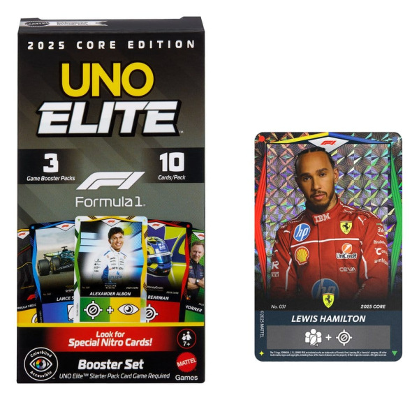 Formula 1 UNO Card Game Elite F1 Booster-Set 8