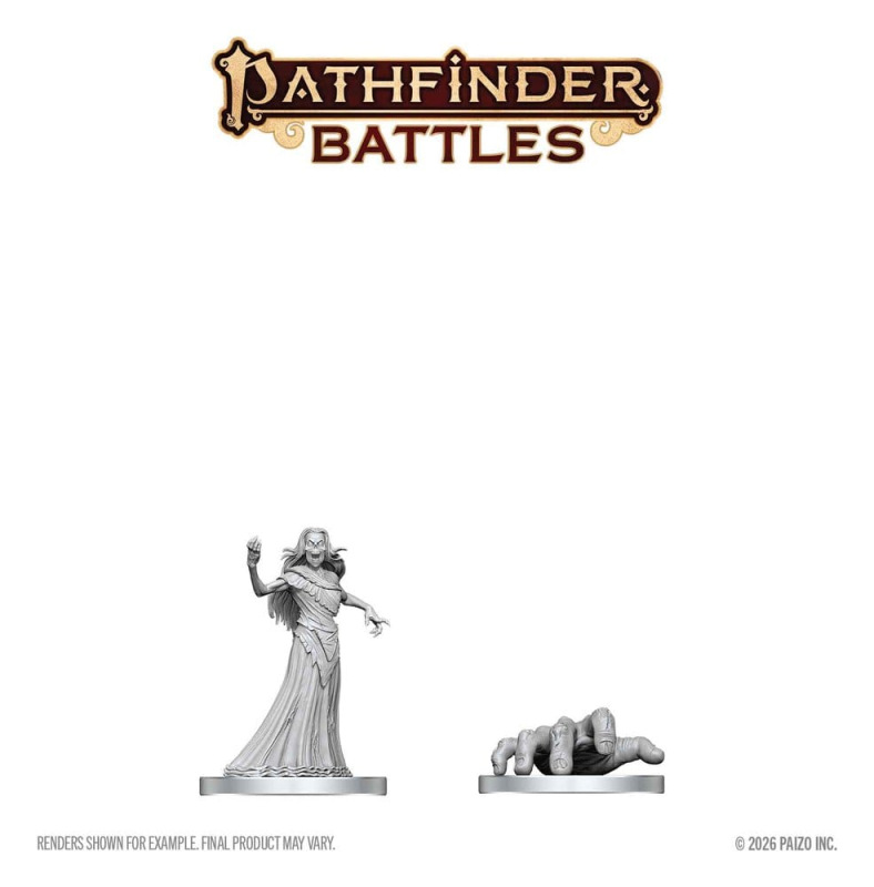 Pathfinder Battles Deep Cuts Unpainted Miniature Giant Crawling Hand & Revenant 13 cm 1