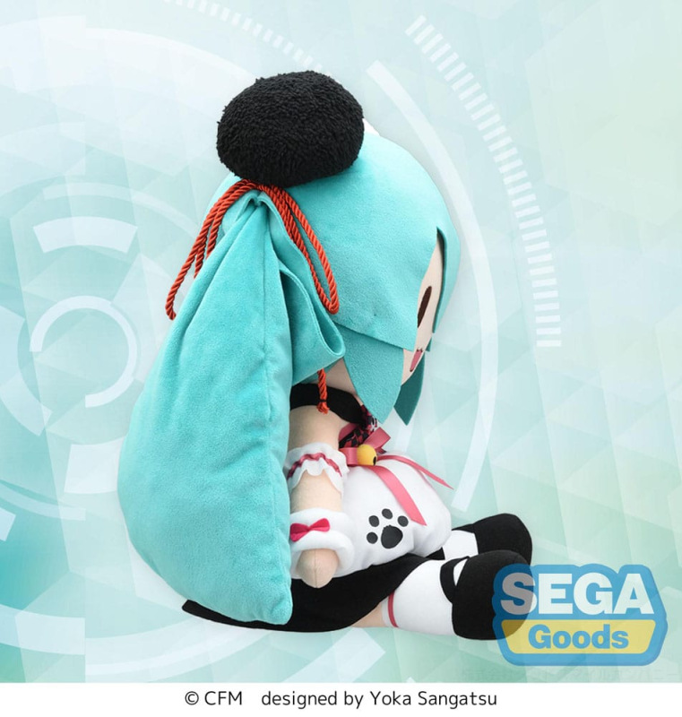 Character Vocal Series 01: Hatsune Miku Fuwa Petit Plush Figure Hatsune Miku Panda Bun LL 40 cm 2