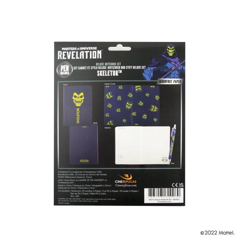 Masters of the Universe - Revelation: Notebook Set (notebook + pen) Skeletor 3