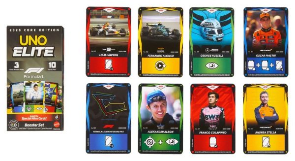 Formula 1 UNO Card Game Elite F1 Booster-Set 1