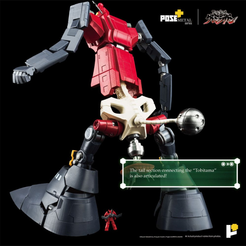 Tengen Toppa Gurren Lagann POSE+METAL series Statue Dai-Gurren 33 cm 8