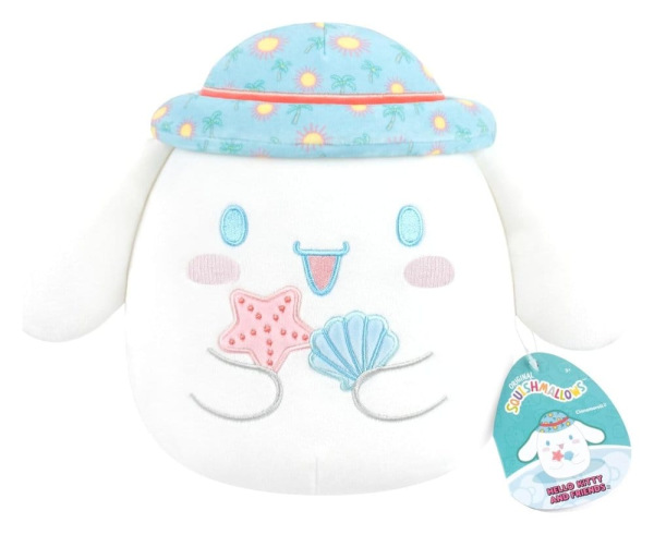 Sanrio Squishmallow Plush Figure Hello Kitty and Friends Seize the Moment Cinnamoroll Hat 20 cm
