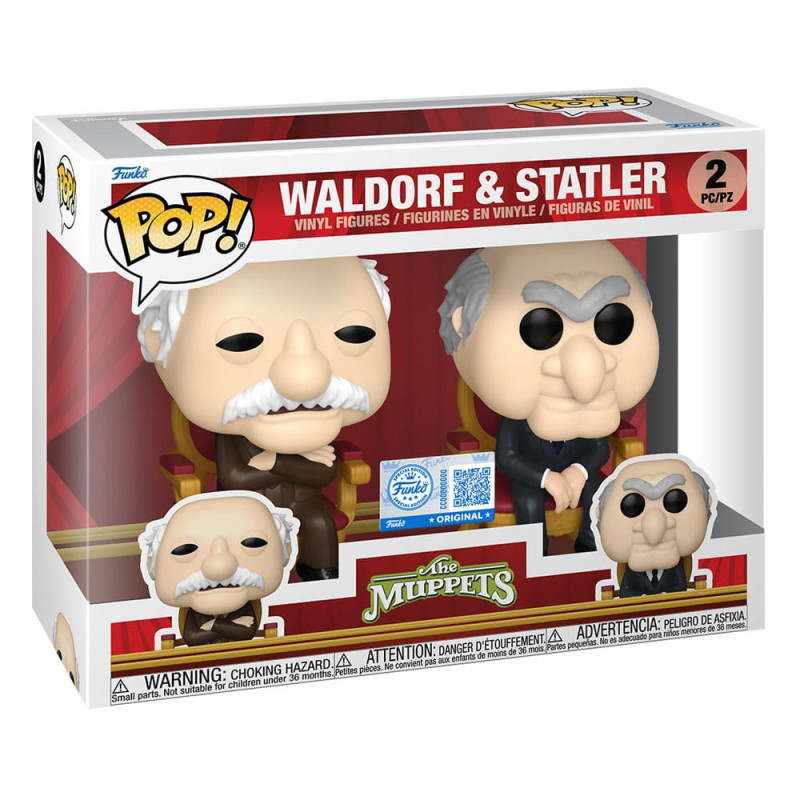 The Muppets POP! Television Vinyl Figures 2-Pack Waldorf & Statler 9 cm 1
