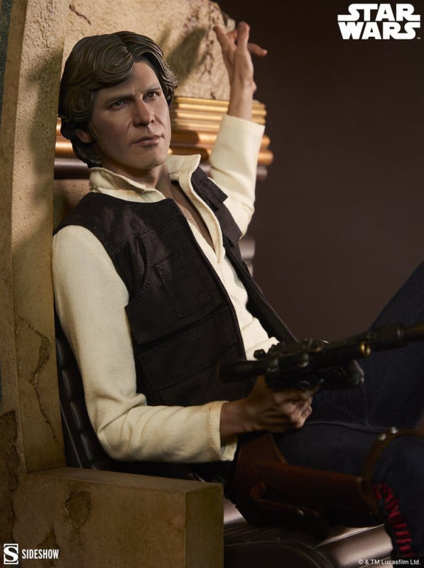 Star Wars Episode IV Mixed Media Premium Format Figure Han Solo: Sorry About the Mess 32 cm 4
