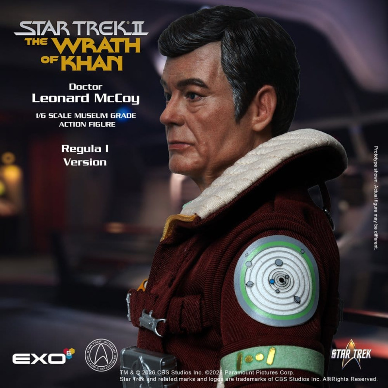 Star Trek II: The Wrath of Khan Action Figure 1/6 Dr. Leonard McCoy Regula I Version 30 cm 5