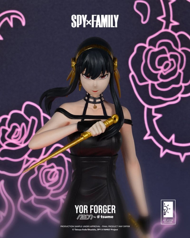 Spy x Family Neon Figure 1/9 Yor Forger 20 cm 1