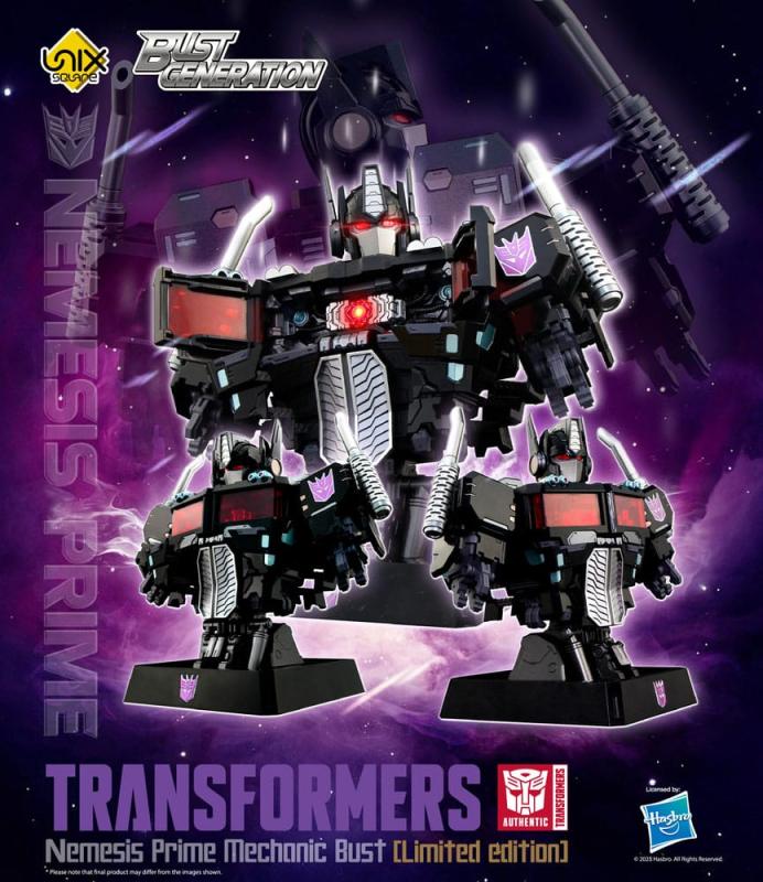 Transformers Bust Generation Mechanic Bust Nemesis Prime 16 cm 12