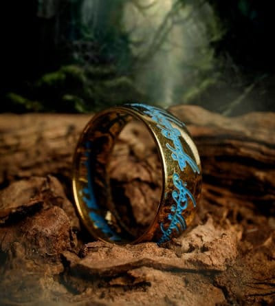 Lord of the Rings Replica One Ring Glow in the Dark 7