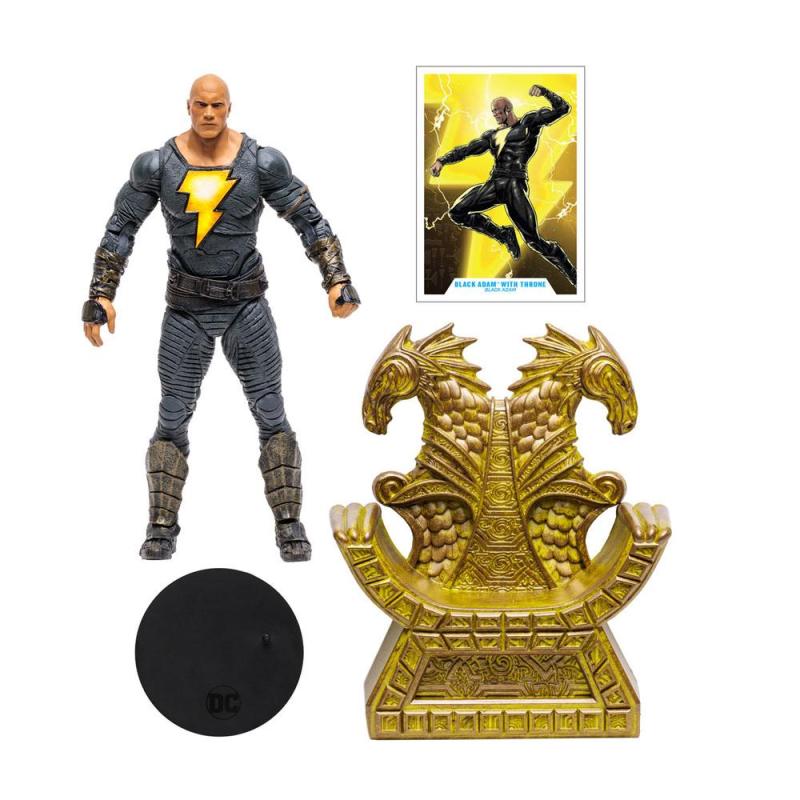 DC Black Adam: Black Adam with Throne 18 cm Movie Action Figure - McFarlane Toys