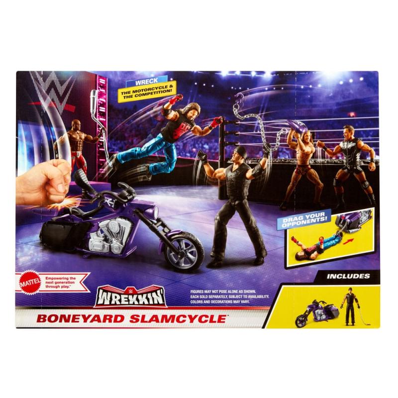 WWE Wrekkin' Vehicle Big Evil Slamcycle with Undertaker Action Figure 15 cm