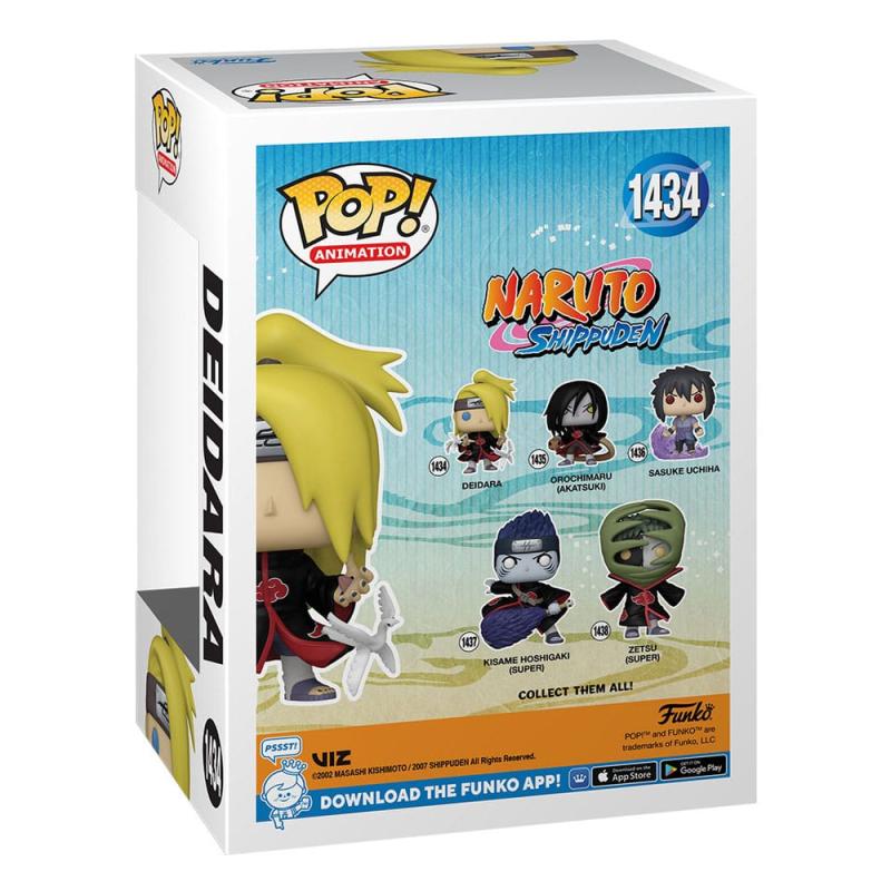 Naruto Pop! Animation Vinyl Figure Deidara 9 cm 2