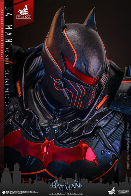 Batman Arkham Origins Videogame Masterpiece Action Figure 1/6 XE Suit Hellbat Version Hot Toys Exclu 4