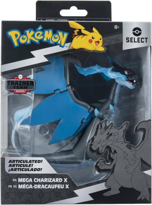 Pokémon Select Super-Articulated Figure Mega Charizard X 15 cm 3