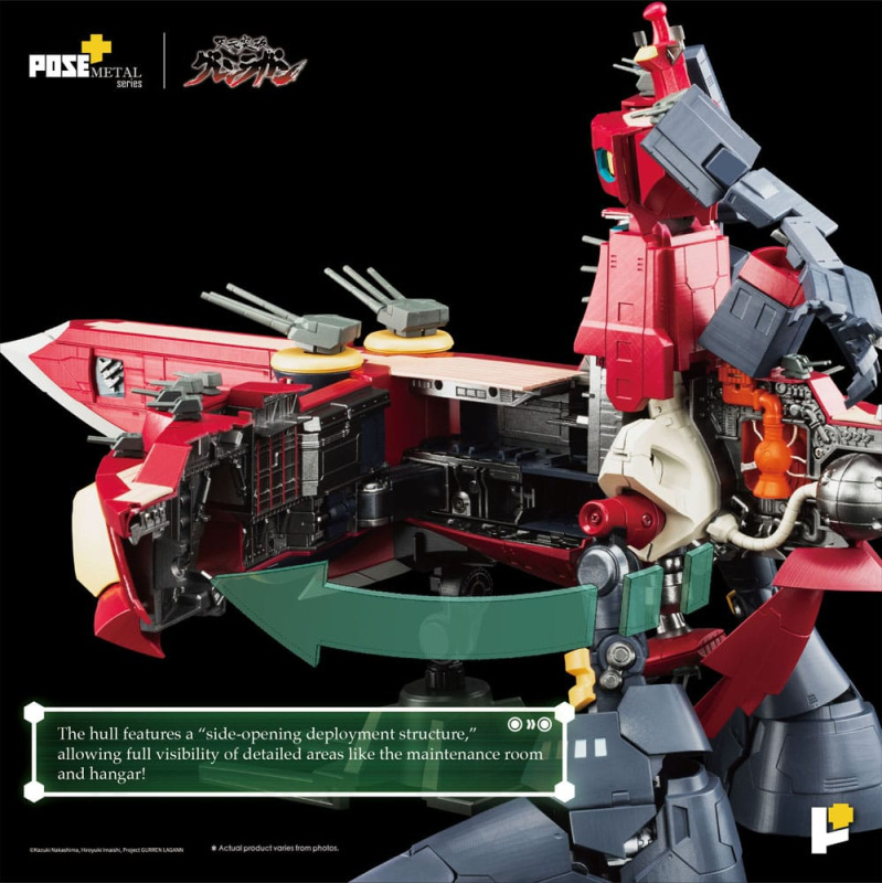 Tengen Toppa Gurren Lagann POSE+METAL series Statue Dai-Gurren 33 cm 3