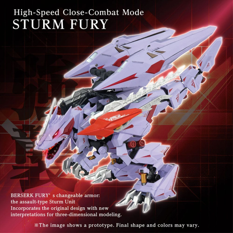 Zoids Model Kit Accesoory Set AM-Z01CP Berserk Fury Sturm & Jagd Unit 3