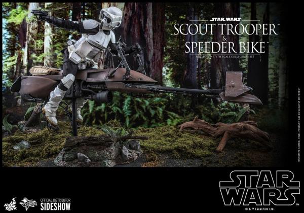 Star Wars Episode VI: Scout Trooper & Speeder Bike 1/6 Action Figure - Hot Toys