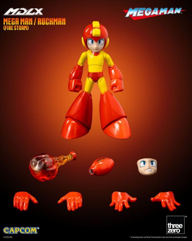 Mega Man MDLX Action Figure Mega Man / Rockman (Fire Storm) 10 cm