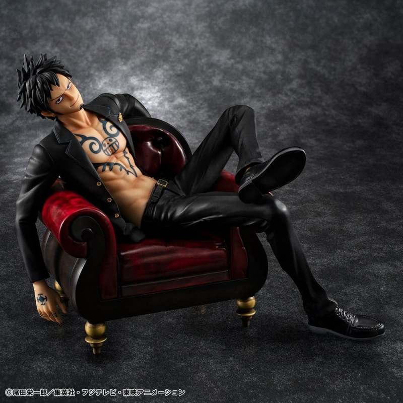 One Piece Portrait.Of.Pirates "S.O.C" PVC Figure Trafalgar Law Ver.R 8