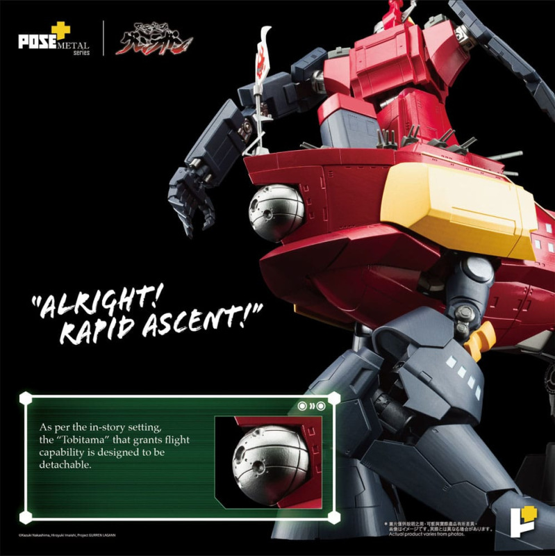 Tengen Toppa Gurren Lagann POSE+METAL series Statue Dai-Gurren 33 cm 6