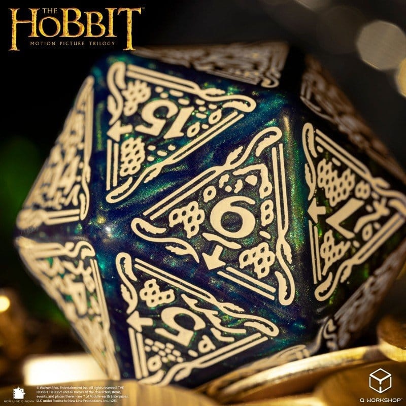 The Hobbit Spindown Jumbo Die Tideborn TCG D20 3