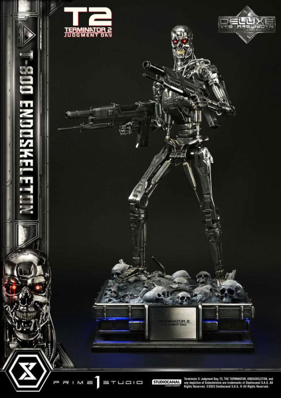Terminator 2 Museum Masterline Series Statue 1/3 Judgment Day T800 Endoskeleton Deluxe Bonus Version