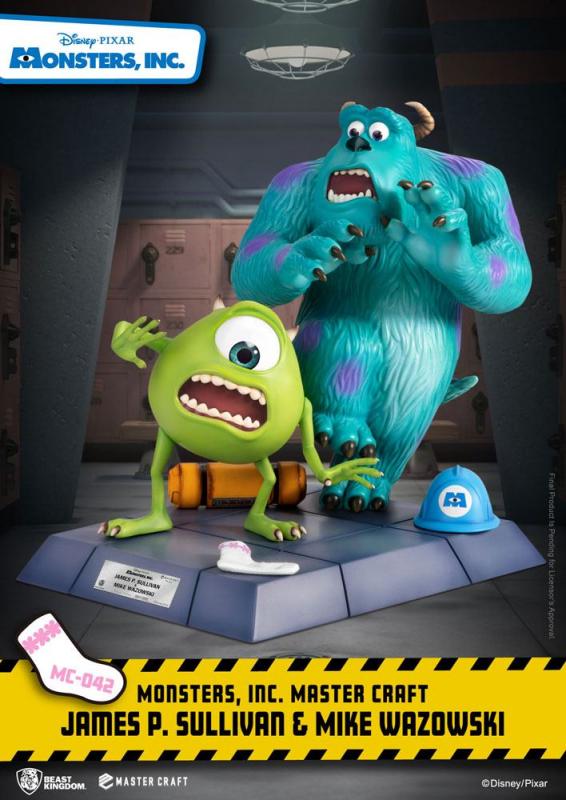 Monsters, Inc.:  James P. Sullivan & Mike Wazowski 34 cm Master Craft Statue - BKT