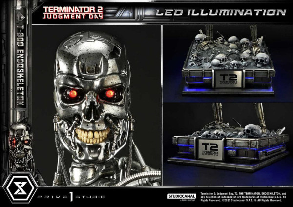 Terminator 2 Museum Masterline Series Statue 1/3 Judgment Day T800 Endoskeleton Deluxe Version 74 cm 9