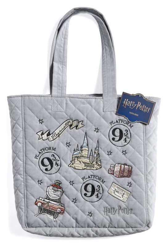 Harry Potter Tote Bag Platform 9 3/4 Embroidered Velvet 1