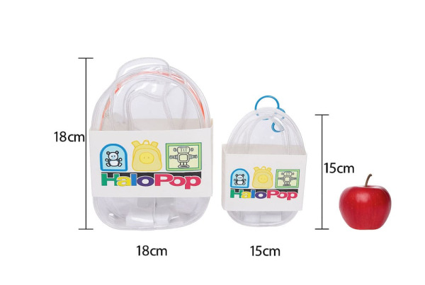 HaloPop Crystal Clear Display Bag LED Glow Lighting (Pink) 18 cm Assortment (6) 3