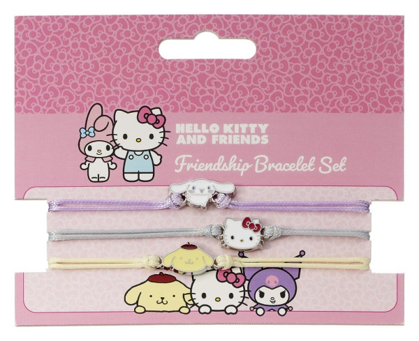 Sanrio Bracelet 3-Pack Hello Kitty, Cinnamonroll and Pompompurin 2