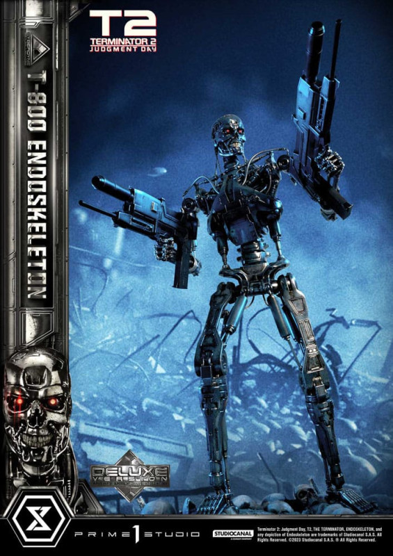 Terminator 2 Museum Masterline Series Statue 1/3 Judgment Day T800 Endoskeleton Deluxe Version 74 cm 6