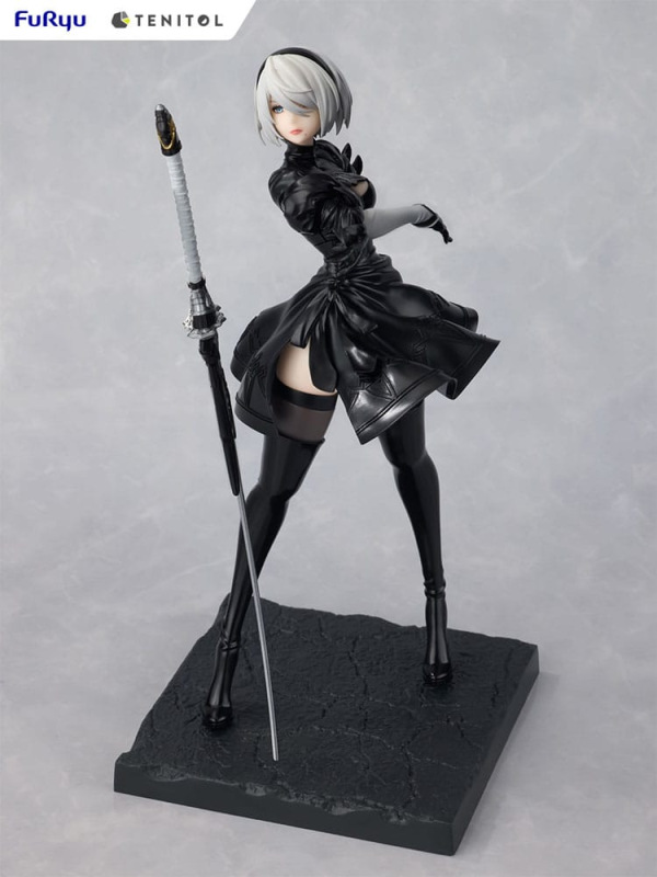 NieR:Automata Tenitol PVC Statue 2B Ver1.1a 22 cm 5