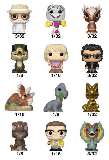 Jurassic Park Bitty POP! Vinyl Figures 2 cm Display (32) 1