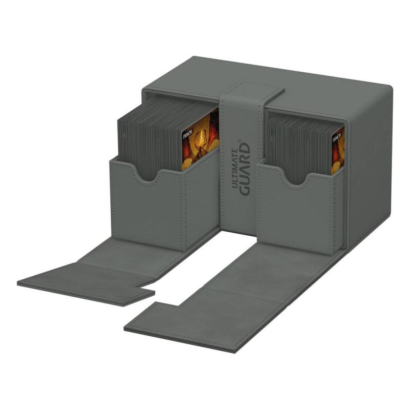 Ultimate Guard Twin Flip`n`Tray 160+ XenoSkin Monocolor Grey