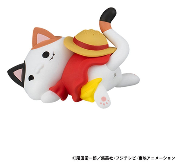 One Piece Mega Cat Project Trading Figure Egghead NyanPieceNyan! Stickie! 3 cm Assortment (8) 1