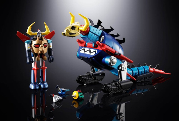 Dino Mech Gaiking Chogokin Action Figure Daikumaryu & Gaiking 20 cm 1